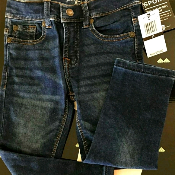 7 For all mankind Jeans Boys 2T NWT - Picture 1 of 5